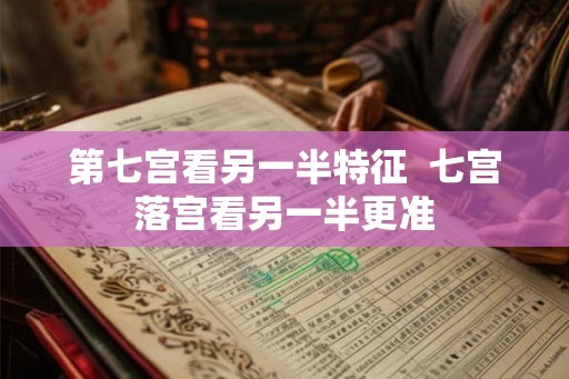 第七宫看另一半特征  七宫落宫看另一半更准