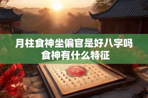 月柱食神坐偏官是好八字吗 食神有什么特征