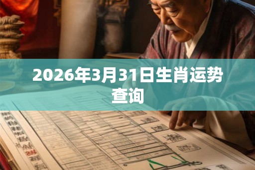 2026年3月31日生肖运势查询 2026年3月31日生肖运势查询