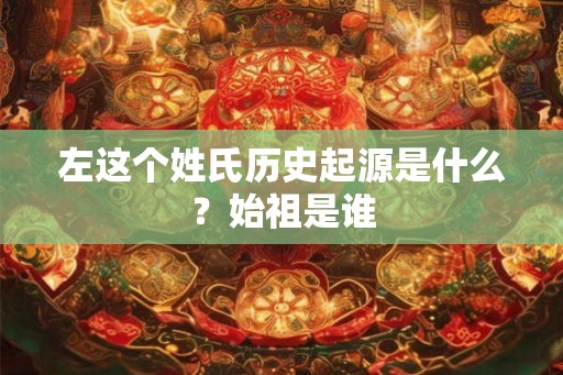 左这个姓氏历史起源是什么？始祖是谁