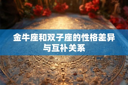 金牛座和双子座的性格差异与互补关系