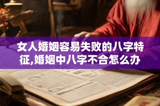 女人婚姻容易失败的八字特征,婚姻中八字不合怎么办? 女人婚姻容易失败的八字特征,婚姻中八字不合怎么办?
