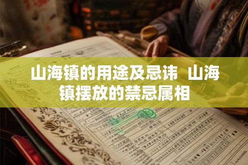 山海镇的用途及忌讳  山海镇摆放的禁忌属相