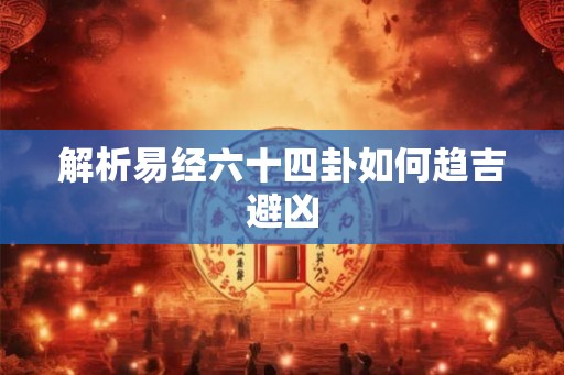 解析易经六十四卦如何趋吉避凶