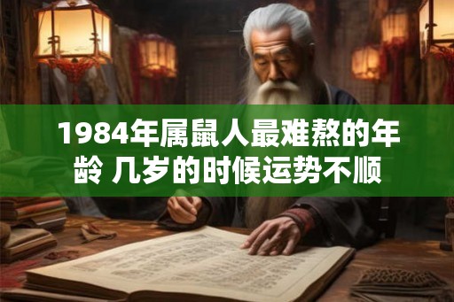 1984年属鼠人最难熬的年龄 几岁的时候运势不顺