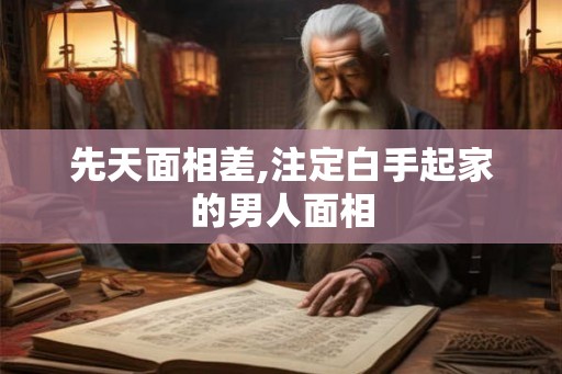 先天面相差,注定白手起家的男人面相 先天面相差,注定白手起家的男人面相