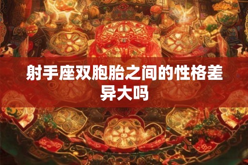 射手座双胞胎之间的性格差异大吗
