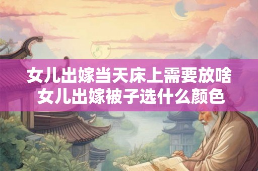 女儿出嫁当天床上需要放啥 女儿出嫁被子选什么颜色