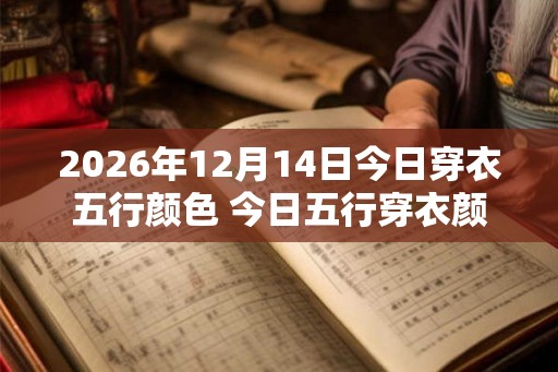 2026年12月14日今日穿衣五行颜色 今日五行穿衣颜色搭配