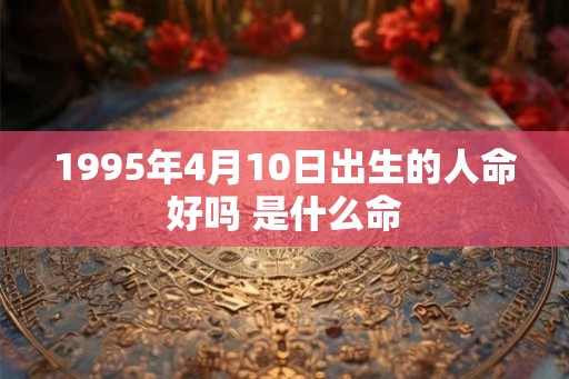 1995年4月10日出生的人命好吗 是什么命 1995年4月10日出生的人命好吗 是什么命