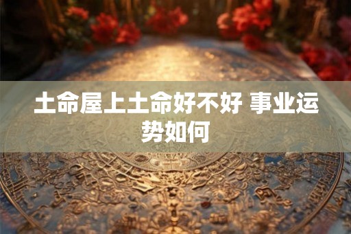 土命屋上土命好不好 事业运势如何