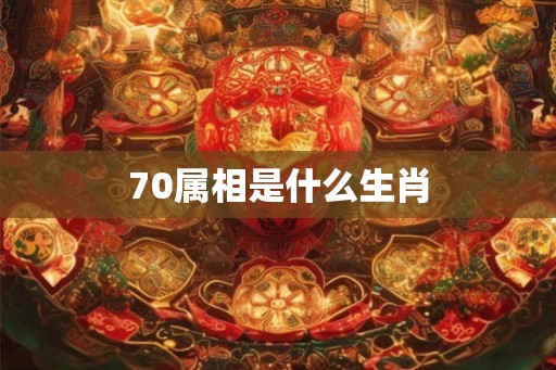 70属相是什么生肖