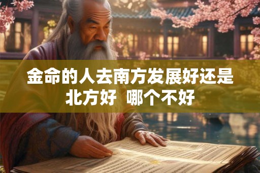金命的人去南方发展好还是北方好  哪个不好
