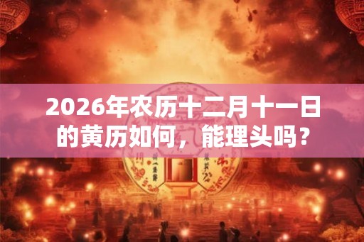 2026年农历十二月十一日的黄历如何，能理头吗？