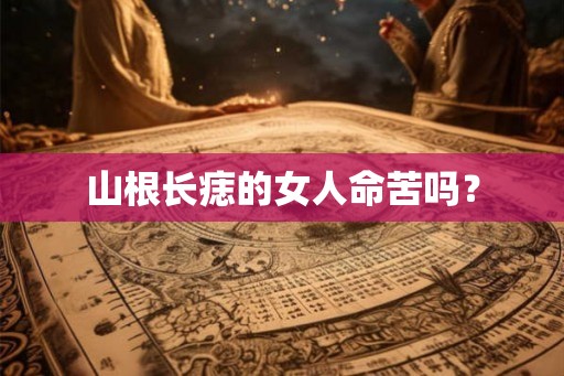 山根长痣的女人命苦吗？