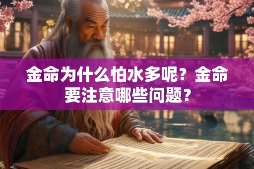 金命为什么怕水多呢？金命要注意哪些问题？