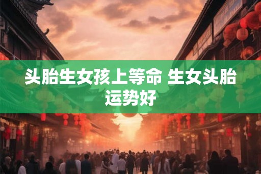 头胎生女孩上等命 生女头胎运势好 头胎生女孩上等命 生女头胎运势好