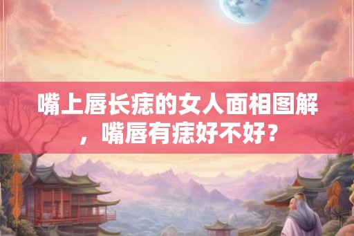 嘴上唇长痣的女人面相图解，嘴唇有痣好不好？