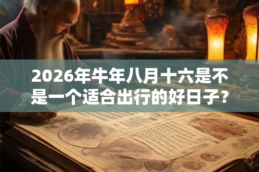 2026年牛年八月十六是不是一个适合出行的好日子？