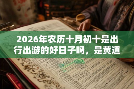 2026年农历十月初十是出行出游的好日子吗，是黄道吉日吗？