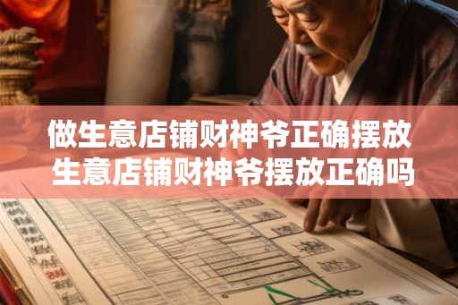 做生意店铺财神爷正确摆放 生意店铺财神爷摆放正确吗