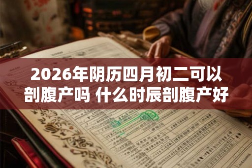 2026年阴历四月初二可以剖腹产吗 什么时辰剖腹产好