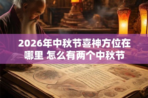 2026年中秋节喜神方位在哪里 怎么有两个中秋节