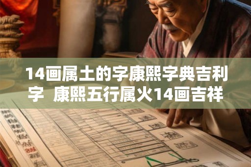14画属土的字康熙字典吉利字 康熙五行属火14画吉祥字 14画属土的字康熙字典吉利字 康熙五行属火14画吉祥字