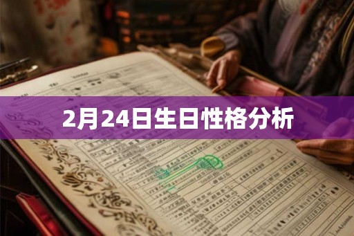 2月24日生日性格分析 2月24日生日性格分析