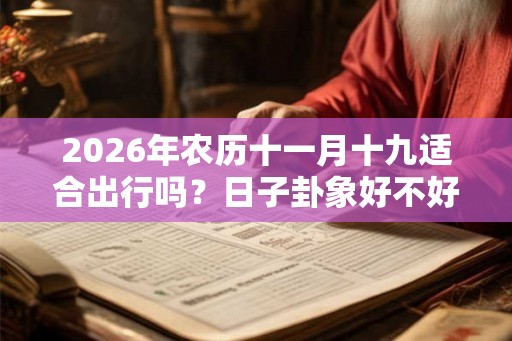 2026年农历十一月十九适合出行吗？日子卦象好不好？