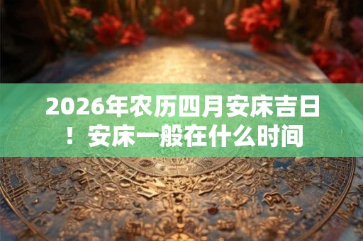 2026年农历四月安床吉日！安床一般在什么时间