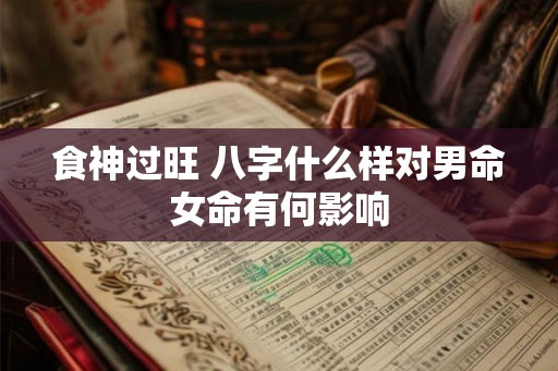 食神过旺 八字什么样对男命女命有何影响