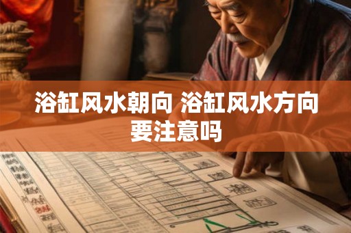 浴缸风水朝向 浴缸风水方向要注意吗