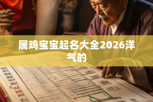 属鸡宝宝起名大全2026洋气的