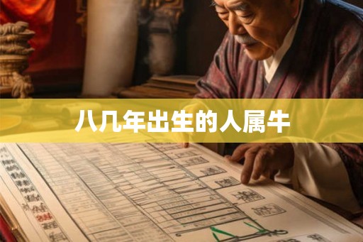 八几年出生的人属牛 八几年出生的人属牛