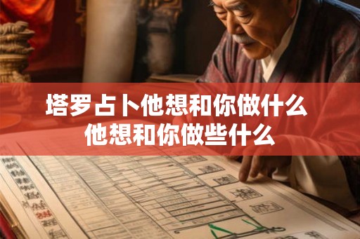 塔罗占卜他想和你做什么 他想和你做些什么 塔罗占卜他想和你做什么 他想和你做些什么