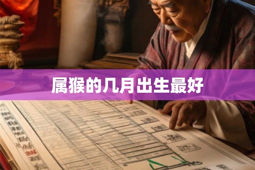 属猴的几月出生最好 属猴的几月出生最好