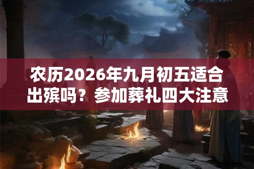 农历2026年九月初五适合出殡吗？参加葬礼四大注意事项