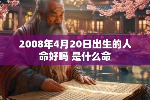 2008年4月20日出生的人命好吗 是什么命 2008年4月20日出生的人命好吗 是什么命