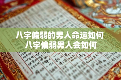 八字偏弱的男人命运如何 八字偏弱男人会如何 八字偏弱的男人命运如何 八字偏弱男人会如何
