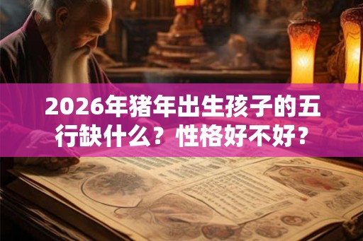 2026年猪年出生孩子的五行缺什么？性格好不好？