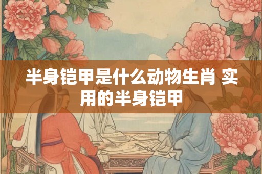 半身铠甲是什么动物生肖 实用的半身铠甲