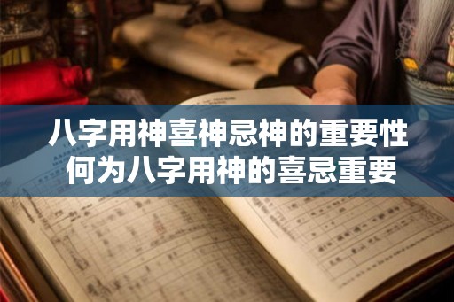 八字用神喜神忌神的重要性 何为八字用神的喜忌重要性