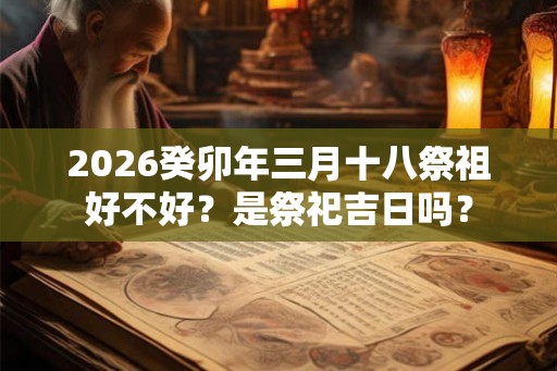 2026癸卯年三月十八祭祖好不好？是祭祀吉日吗？