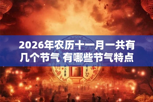 2026年农历十一月一共有几个节气 有哪些节气特点 2026年农历十一月一共有几个节气 有哪些节气特点