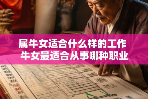 属牛女适合什么样的工作 牛女最适合从事哪种职业
