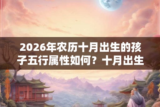2026年农历十月出生的孩子五行属性如何？十月出生命运好吗？