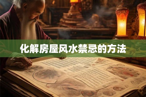 化解房屋风水禁忌的方法