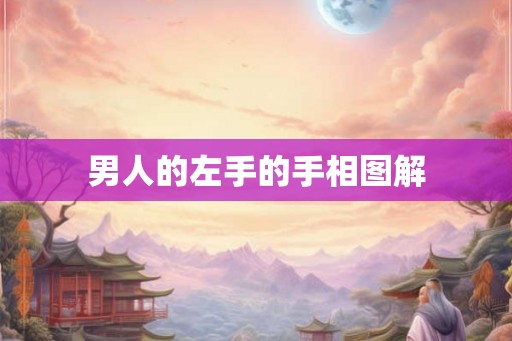 男人的左手的手相图解
