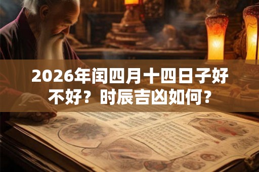 2026年闰四月十四日子好不好?时辰吉凶如何? 2026年闰四月十四日子好不好?时辰吉凶如何?